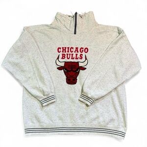 Vintage 90s Chicago bulls quarter zip sweatshirt